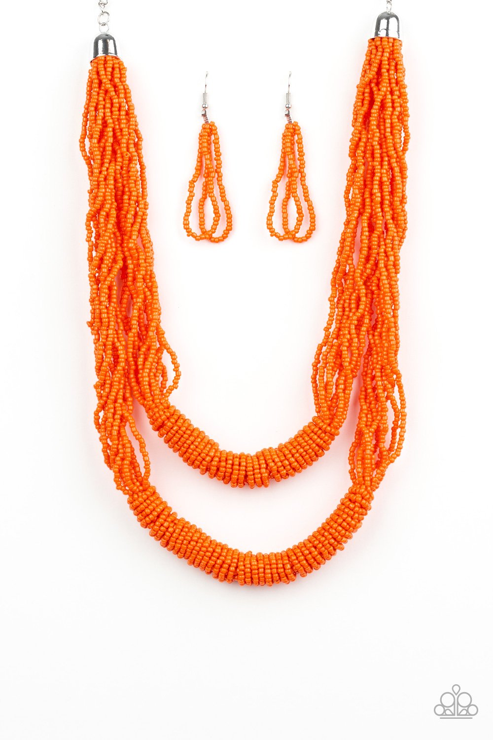 Right As A Rain-Forest - Orange Necklace (Paparazzi Jewelry)