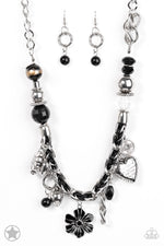 Load image into Gallery viewer, Charmed, I Am Sure - Black (Paparazzi Jewelry)
