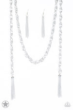 Load image into Gallery viewer, Scarfed for Attention - Silver (Paparazzi Jewelry)
