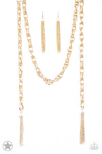 Load image into Gallery viewer, Scarfed for Attention - Gold (Paparazzi Jewelry)
