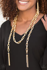 Load image into Gallery viewer, Scarfed for Attention - Gold (Paparazzi Jewelry)
