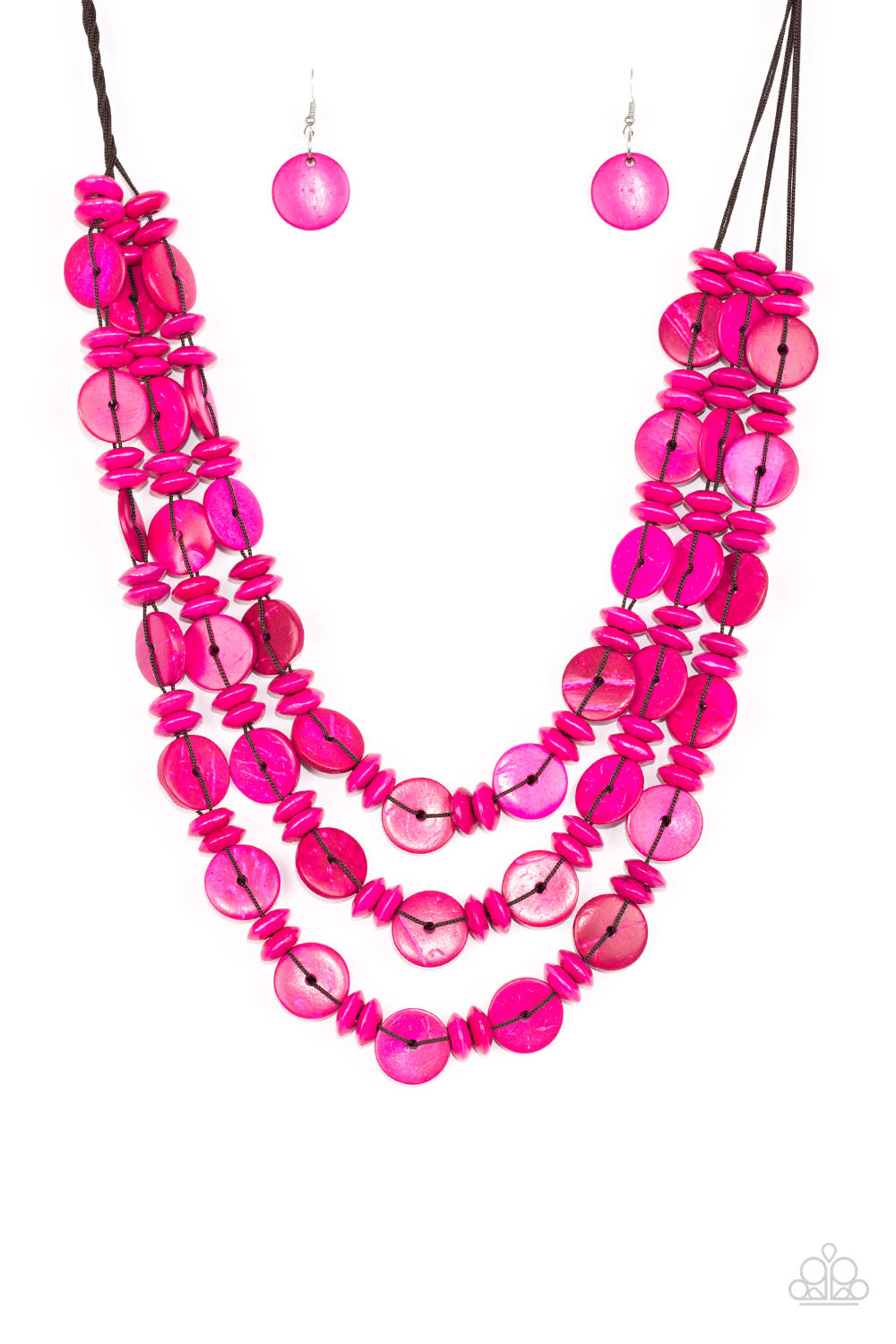 Barbados Bopper - Pink (Paparazzi Accessories)