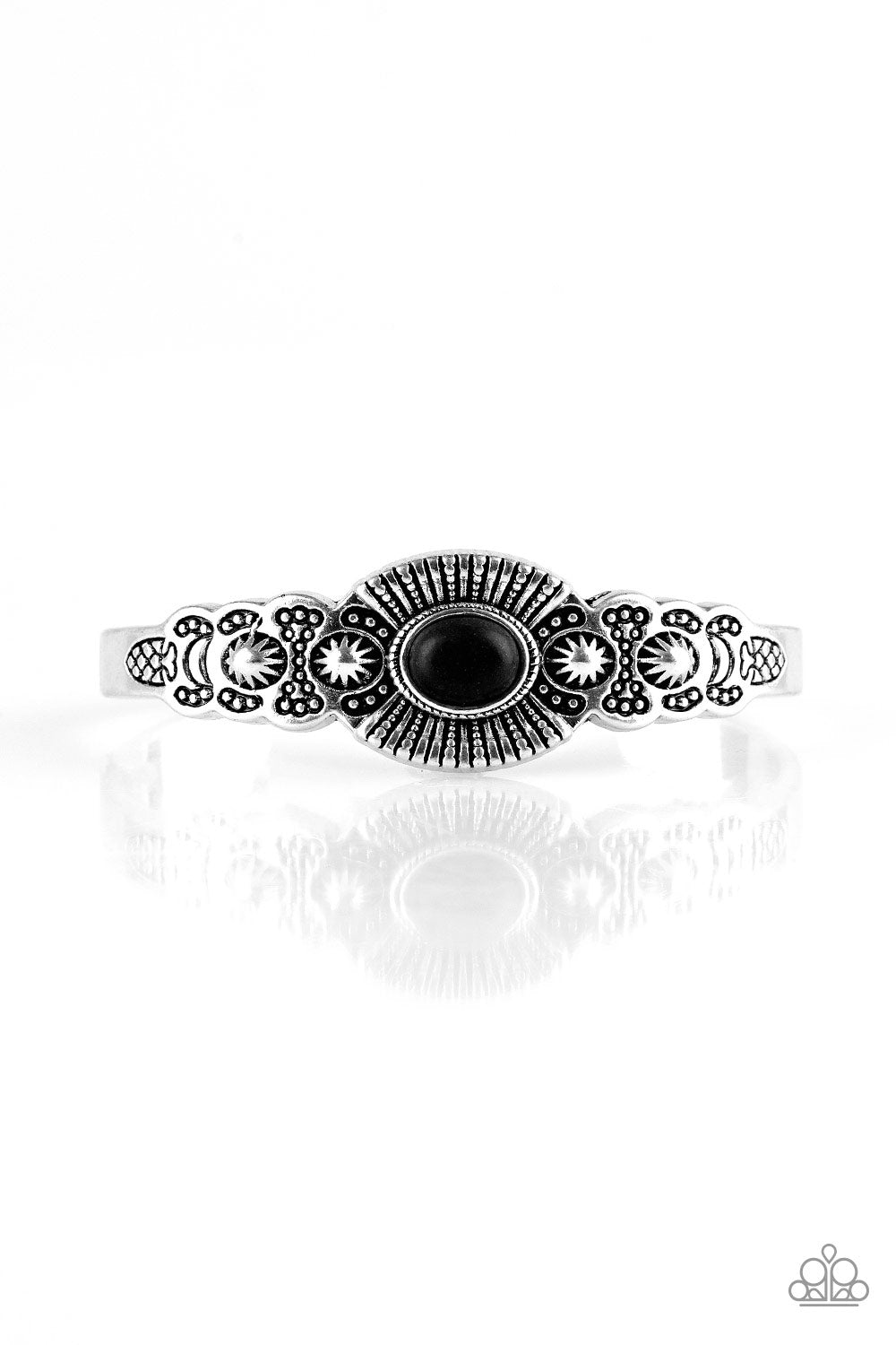 Wide Open Mesas - Black (Paparazzi Jewelry)