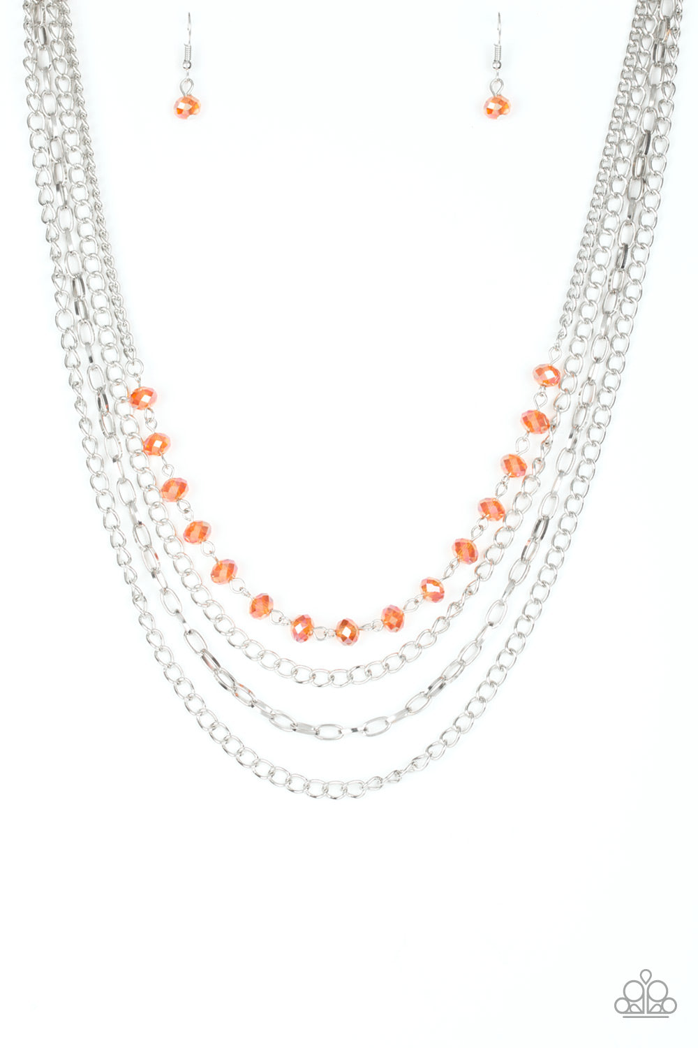 Extravagant Elegance - Orange (Paparazzi Accessories)