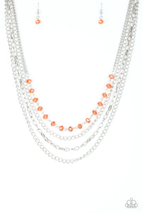 Extravagant Elegance - Orange (Paparazzi Accessories)