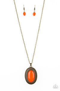 Practical Prairie - Orange (Paparazzi Jewelry)