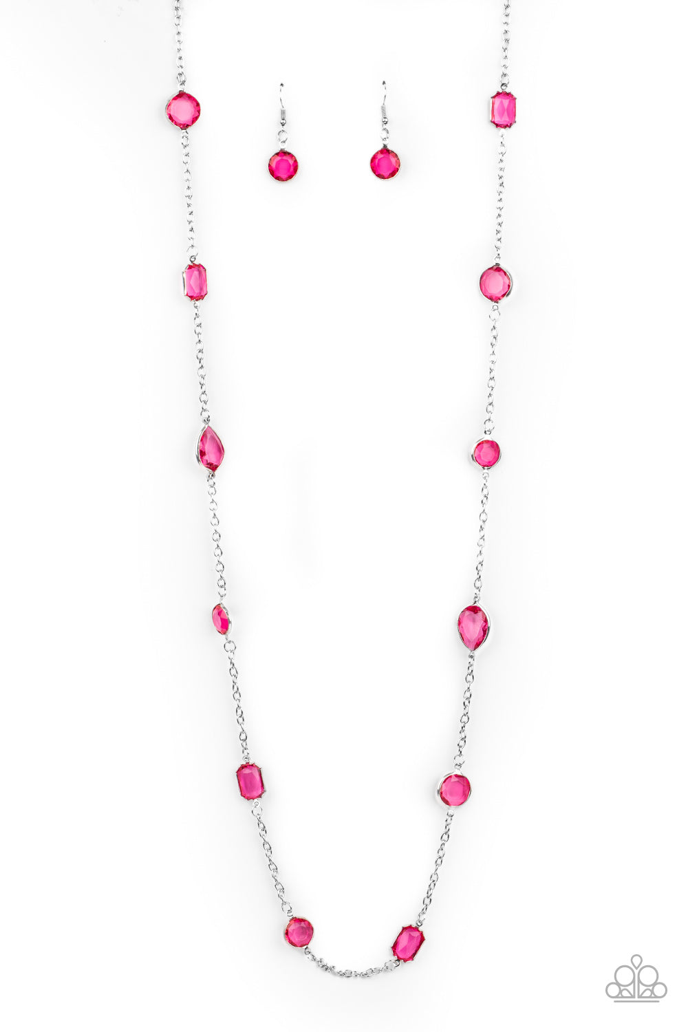 Glassy Glamorous - Pink (Paparazzi Jewelry)