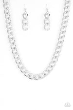 Load image into Gallery viewer, Heavyweight Champion - Silver Necklace (Paparazzi Accessories)
