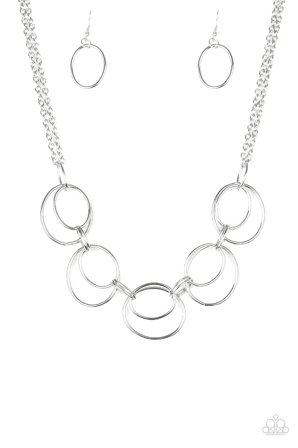 Urban Orbit - Silver (Paparazzi Jewelry)