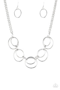 Urban Orbit - Silver (Paparazzi Jewelry)