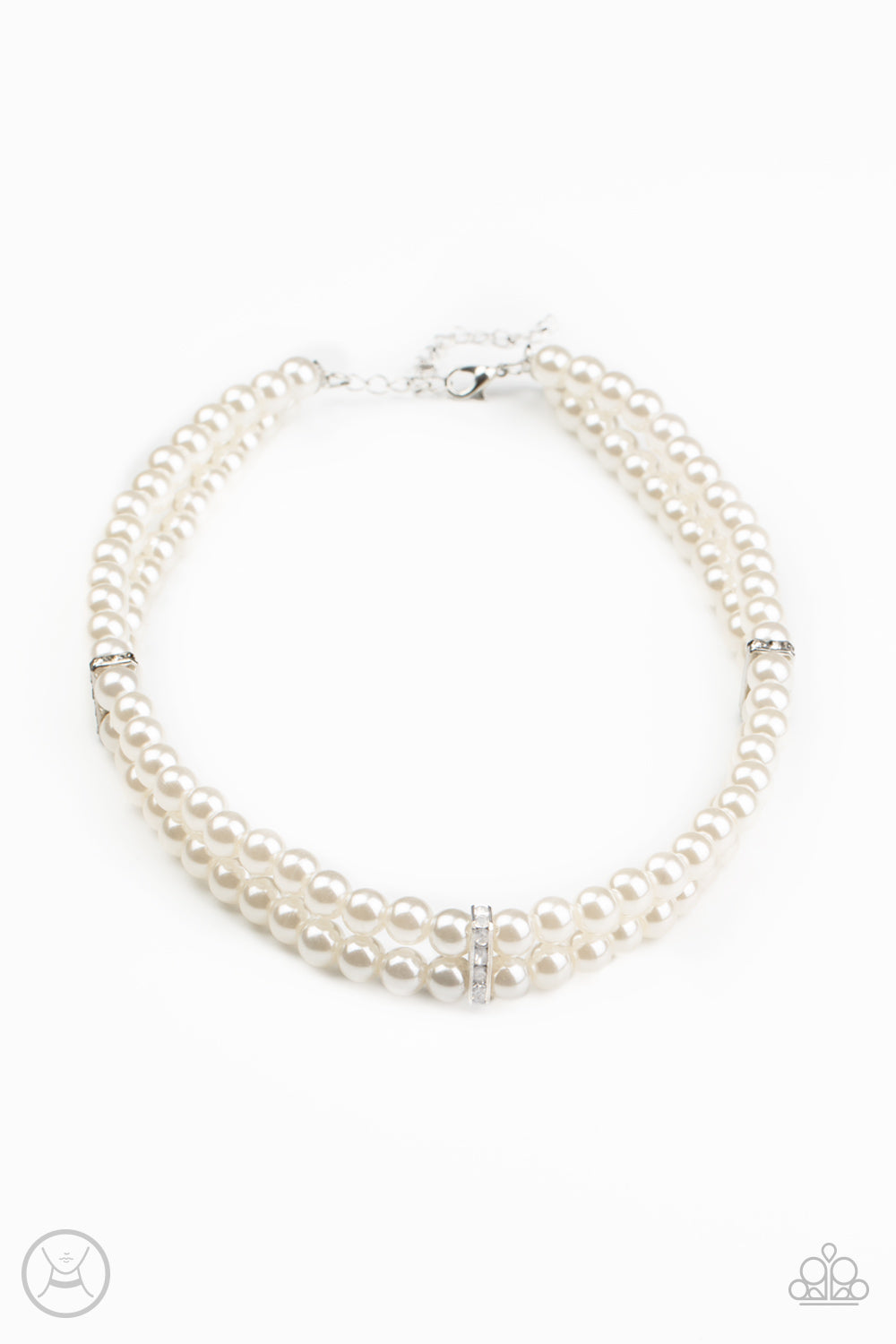 Put On Your Party Dress - White (Paparazzi Jewelry)