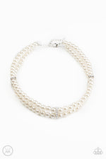 Load image into Gallery viewer, Put On Your Party Dress - White (Paparazzi Jewelry)
