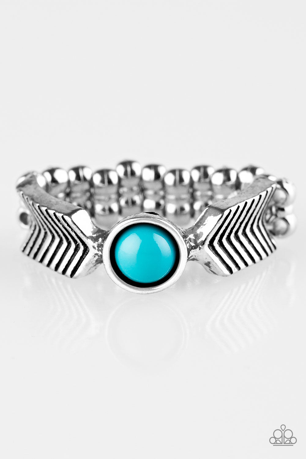 Awesomely ARROW-Dynamic - Blue (Paparazzi Jewelry)