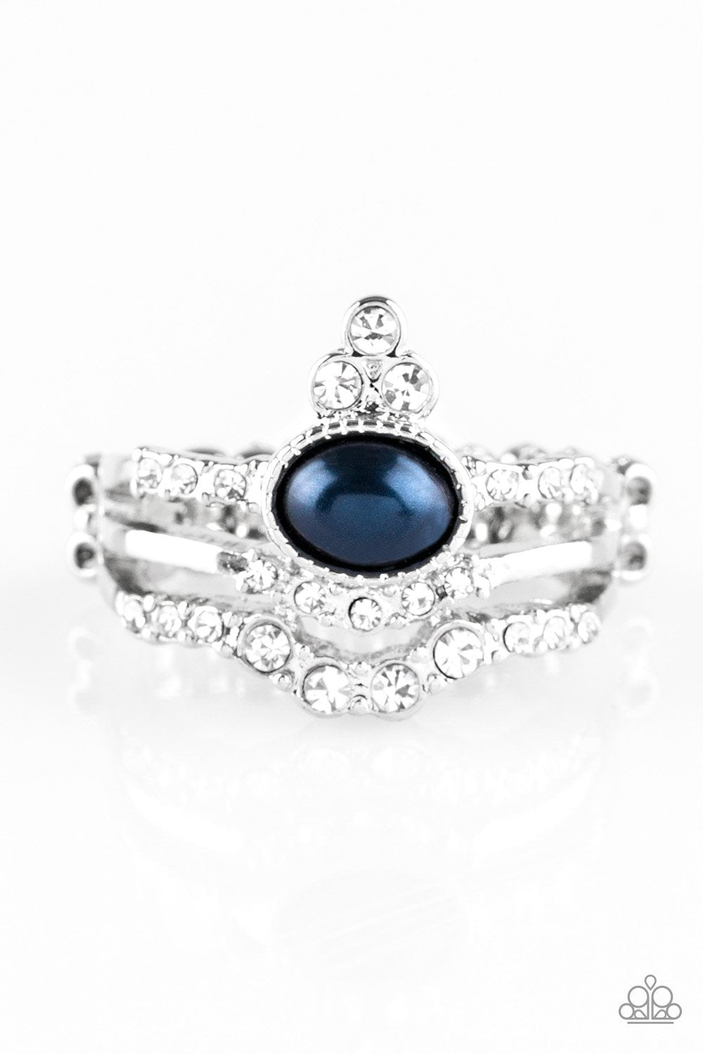 Timeless Tiaras - Blue Ring (Paparazzi Accessories)