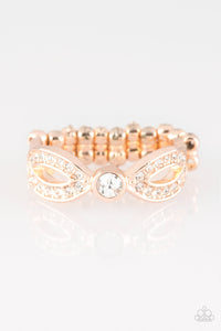 Extra Side Of Elegance - Rose Gold (Paparazzi Jewelry)