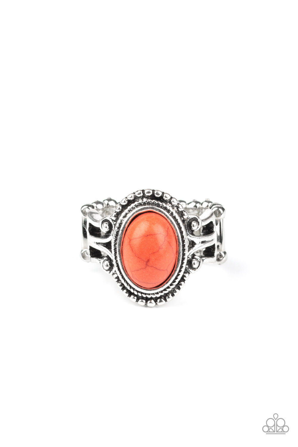 All The Worlds A STAGECOACH - Orange (Paparazzi Jewelry)