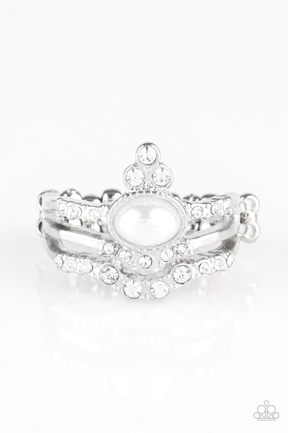 Timeless Tiaras - White (Paparazzi Jewelry)