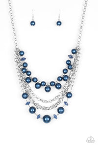 Rockin' Rockette - Blue Necklace (Paparazzi Accessories)