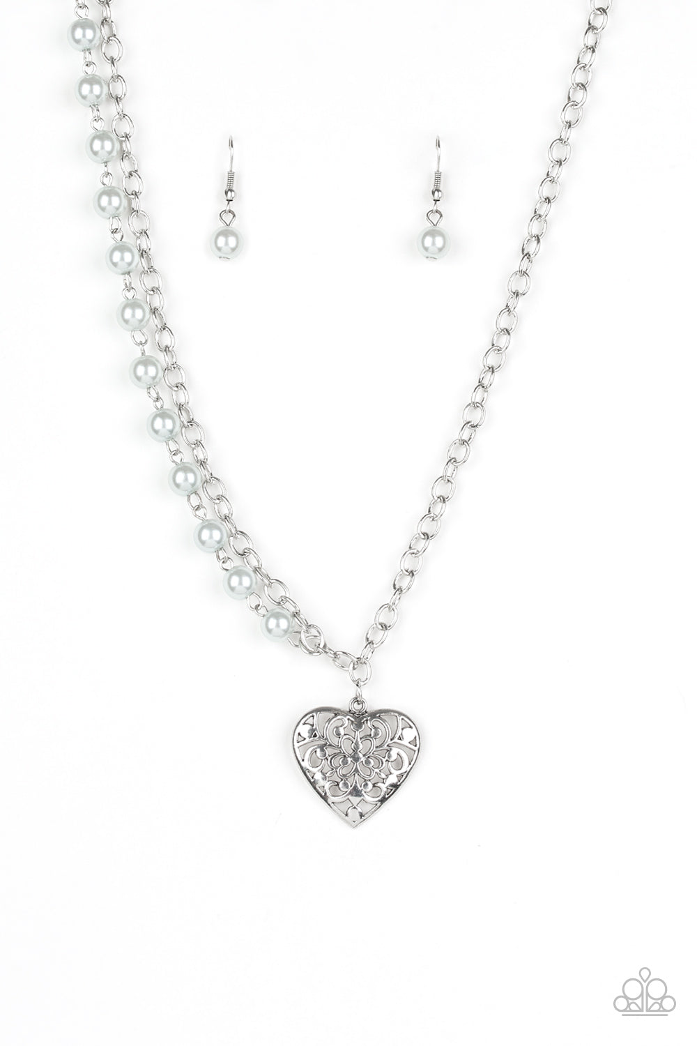 Forever In My Heart - Silver (Paparazzi Jewelry)