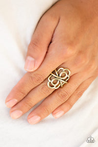 Ever Entwined - Brass (Paparazzi Accessories)