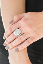 Load image into Gallery viewer, Fiercely Flawless - White Ring (Paparazzi Accessories)
