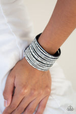 Load image into Gallery viewer, A Wait-and-SEQUIN Attitude - Blue Bracelet (Paparazzi Jewelry)
