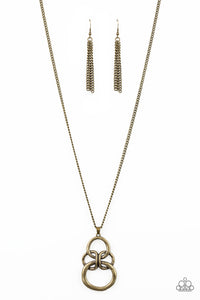 Courageous Contour - Brass (Paparazzi Jewelry)