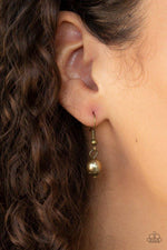 Load image into Gallery viewer, Tour de Demure - Brass Necklace (Paparazzi Accessories)
