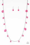 Load image into Gallery viewer, GLOW-Rider - Pink Necklace (Paparazzi Jewelry)

