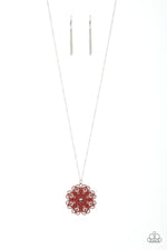 Load image into Gallery viewer, Spin Your Pinwheels - Red Necklace (Paparazzi Jewelry)
