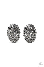 Load image into Gallery viewer, Daring Dazzle - Black Post Earrings (Paparazzi Accessories)
