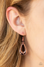 Load image into Gallery viewer, Teardrop Envy - Copper (Paparazzi Accessories)
