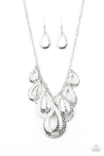 Load image into Gallery viewer, Teardrop Tempest - Silver (Paparazzi Jewelry)
