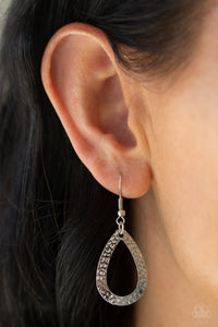 Teardrop Tempest - Silver (Paparazzi Jewelry)