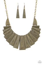 Load image into Gallery viewer, Metro Mane - Brass (Paparazzi Jewelry)
