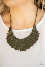 Load image into Gallery viewer, Metro Mane - Brass (Paparazzi Jewelry)
