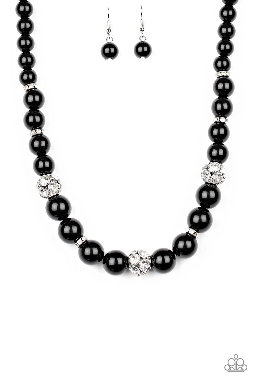 Rich Girl Refinement - Black (Paparazzi Jewelry)