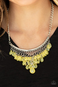 Rio Rainfall - Yellow (Paparazzi Jewelry)