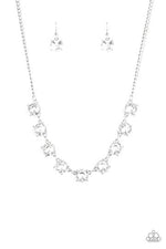 Load image into Gallery viewer, Iridescent Icing - White Necklace (Paparazzi Jewelry)
