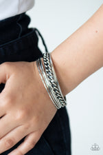 Load image into Gallery viewer, A Piece of The Action - Silver (Paparazzi Jewelry)
