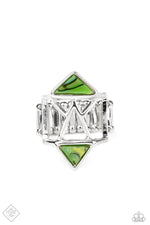 Load image into Gallery viewer, Making Me Edgy - Green (Paparazzi Jewelry)
