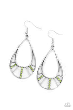 Load image into Gallery viewer, Line Crossing Sparkle - Green (Paparazzi Jewelry)
