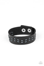 Load image into Gallery viewer, Leather Is My Favorite Color - Black (Paparazzi Jewelry)
