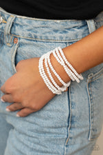 Load image into Gallery viewer, Thank Me LAYER - White (Paparazzi Jewelry)
