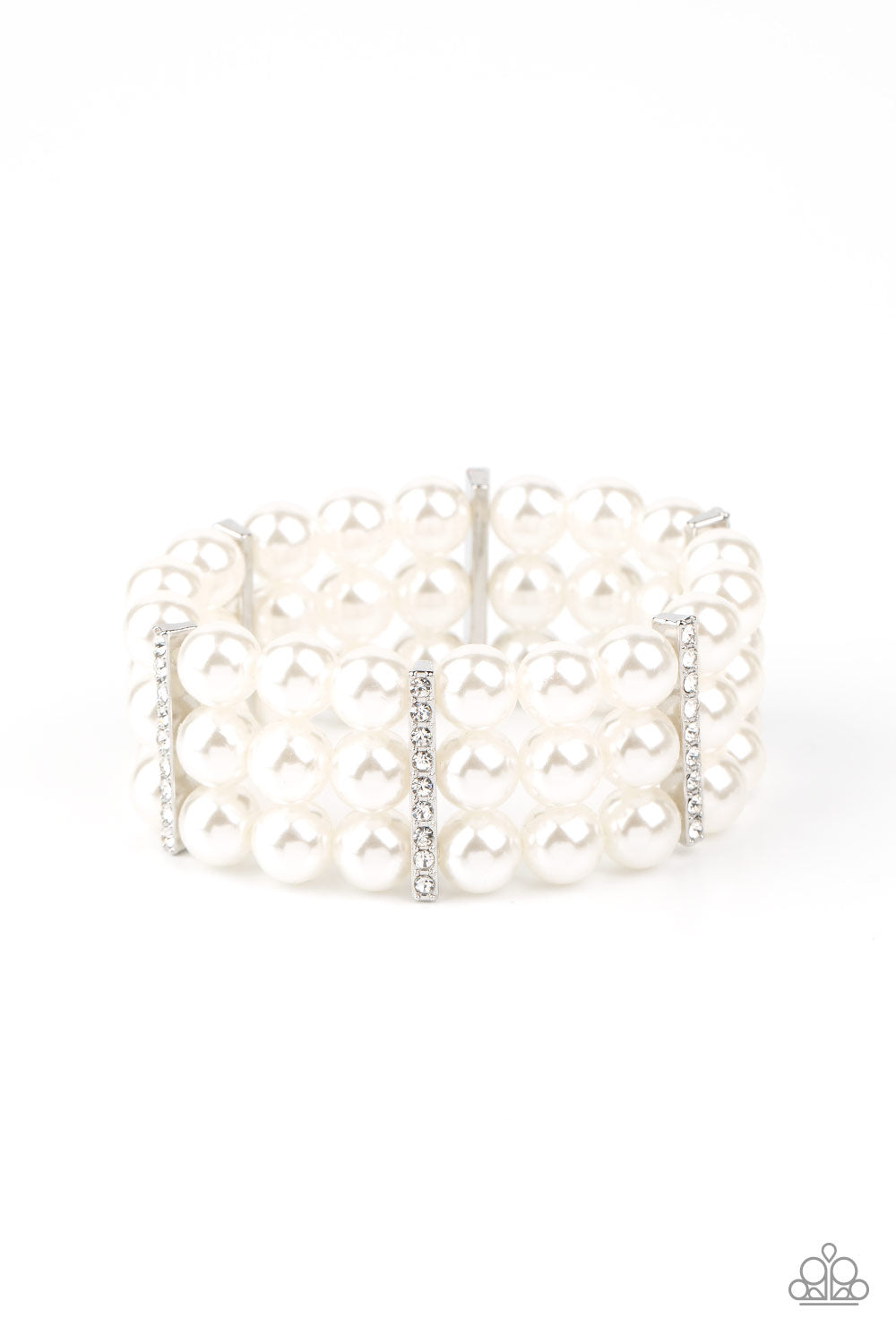 Modern Day Majesty - White (Paparazzi Jewelry)