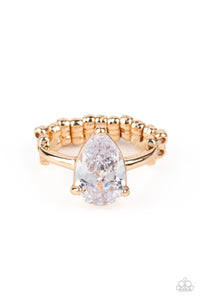 Vintage Engagement - Gold (Paparazzi Accessories)