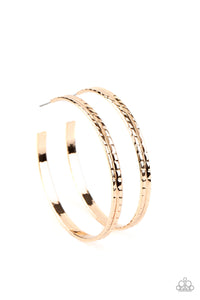 TREAD All About It - Gold (Paparazzi Jewelry)