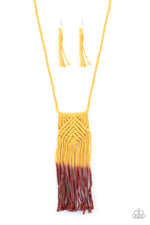 Load image into Gallery viewer, Look At MACRAME Now - Yellow (Paparazzi Accessory)
