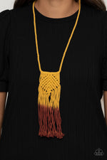 Load image into Gallery viewer, Look At MACRAME Now - Yellow (Paparazzi Accessory)
