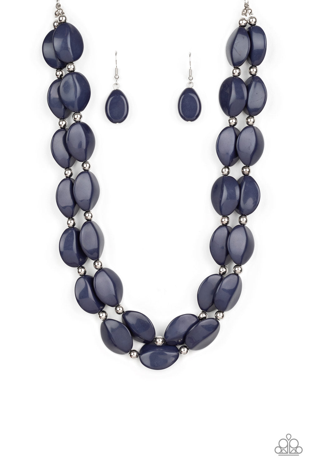 Two-Story Stunner - Blue (Paparazzi Jewelry)